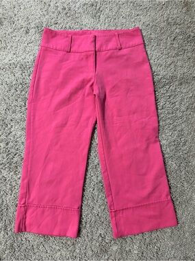 Vintage 2000s Heart Soul Bright Pink Capri Pants